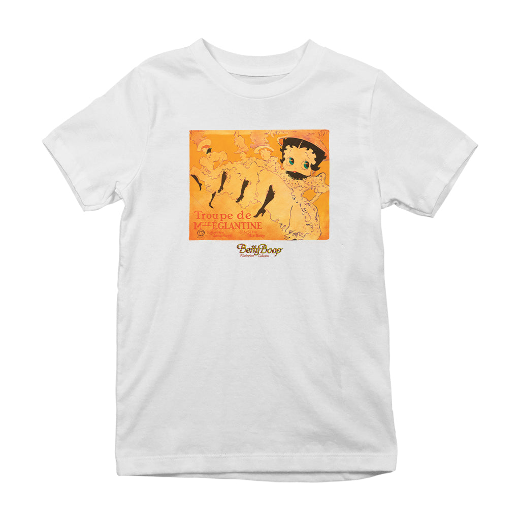 Betty Boop Troupe de Mlle Eglantine Masterpiece Collection Kids T-Shirt