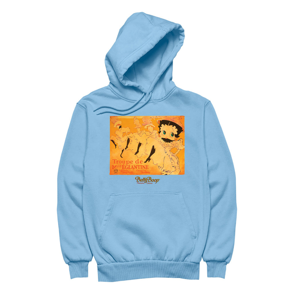 Betty Boop Troupe de Mlle Eglantine Masterpiece Collection Men's Hooded Sweatshirt
