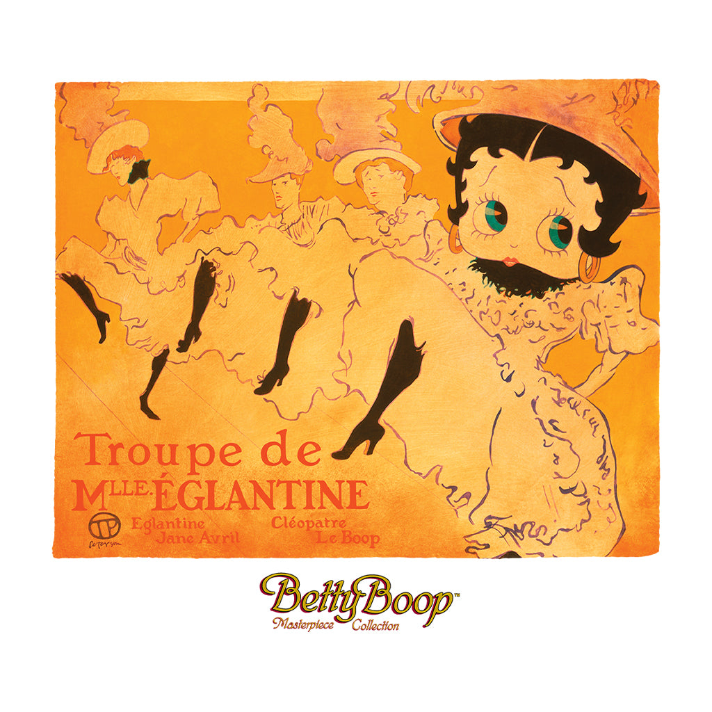 Betty Boop Troupe de Mlle Eglantine Masterpiece Collection Women's Hooded Sweatshirt