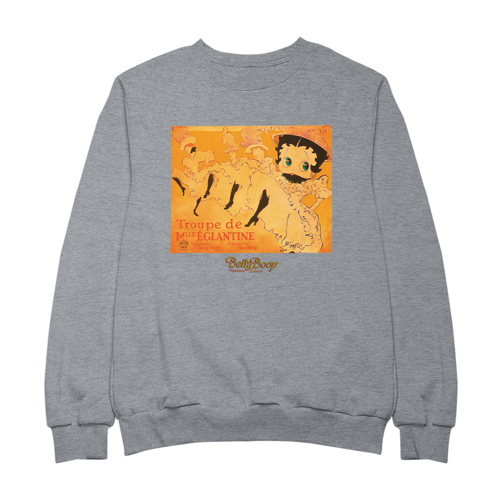 Betty Boop Troupe de Mlle Eglantine Masterpiece Collection Women's Sweatshirt