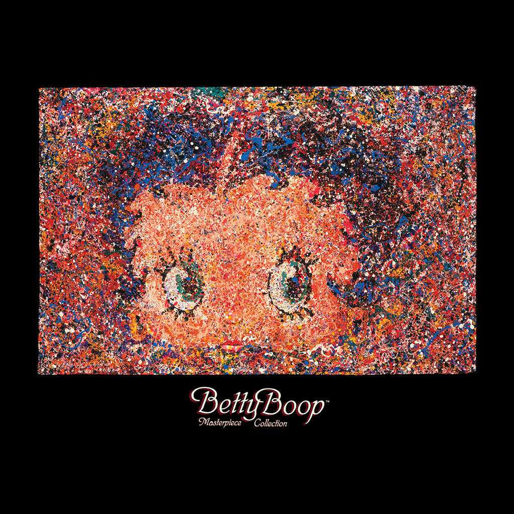 Betty Boop Abstract Expressionism Masterpiece Collection Men's Hooded Sweatshirt
