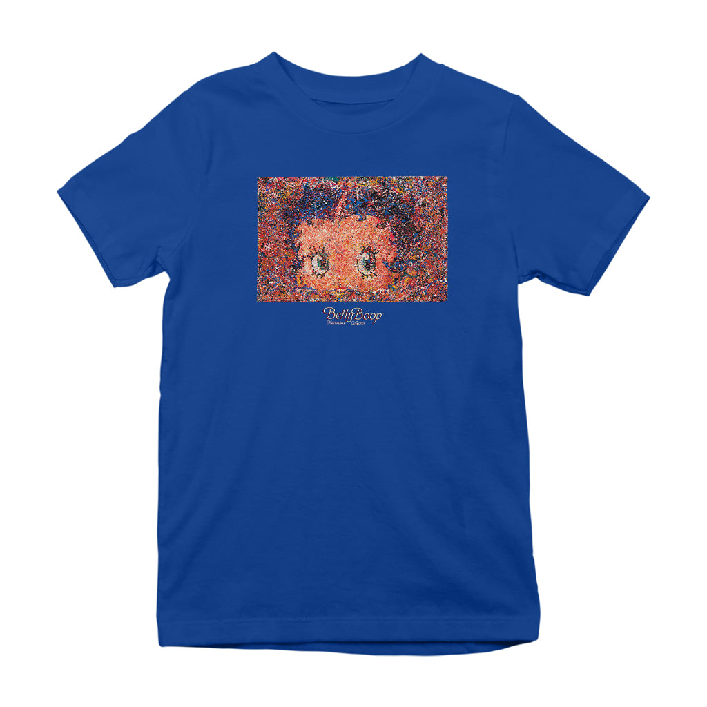 Betty Boop Abstract Expressionism Masterpiece Collection Kids T-Shirt