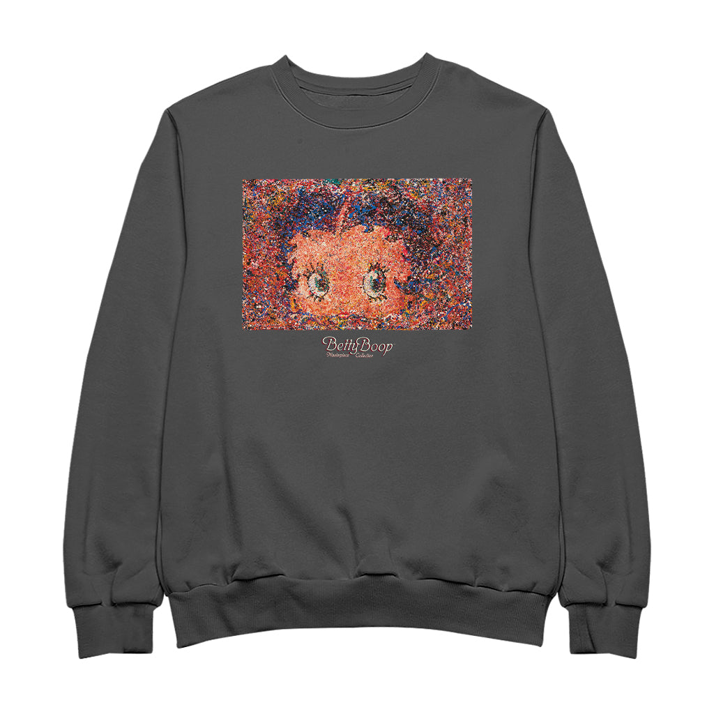Betty Boop Abstract Expressionism Masterpiece Collection Men's Sweatshirt