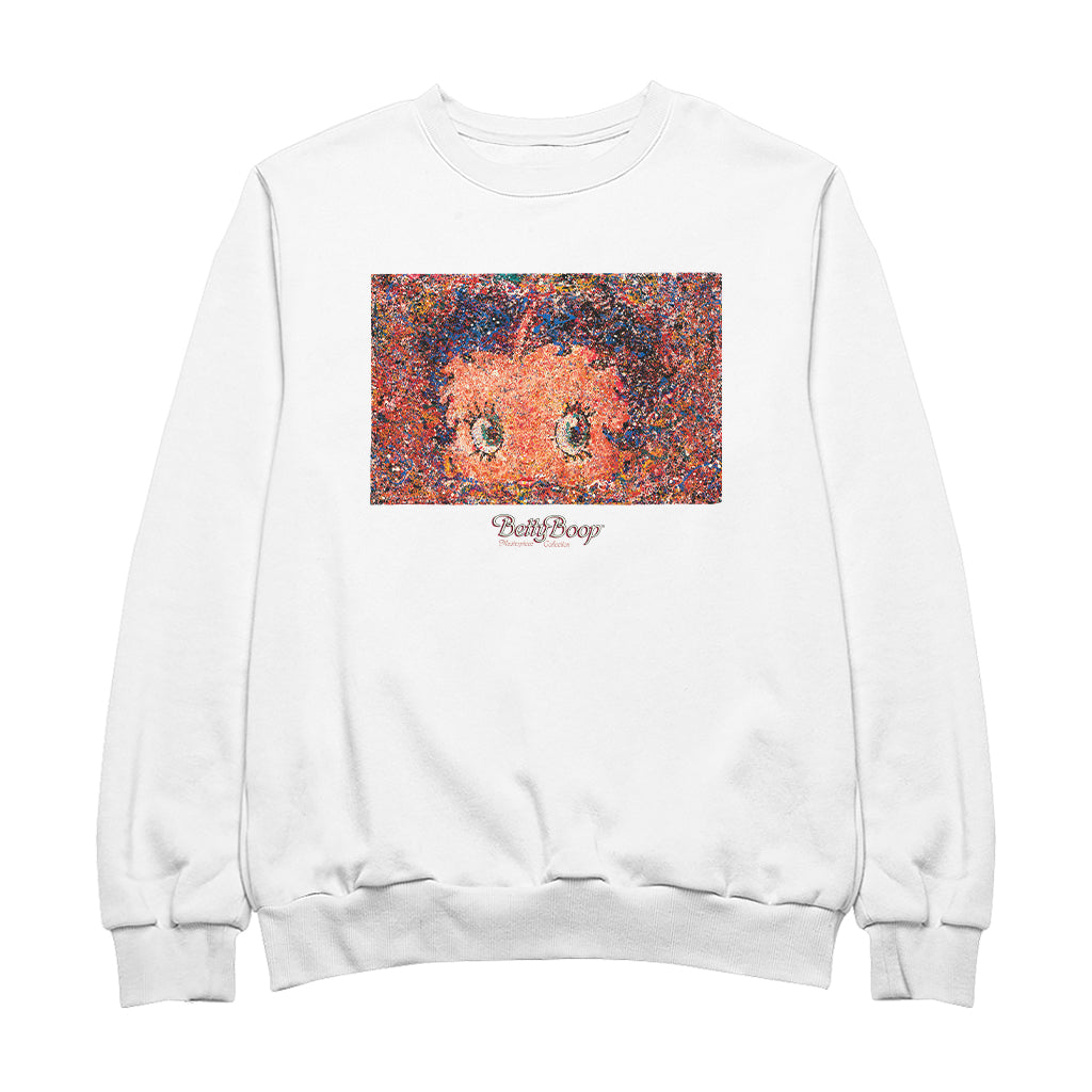 Betty Boop Abstract Expressionism Masterpiece Collection Men's Sweatshirt