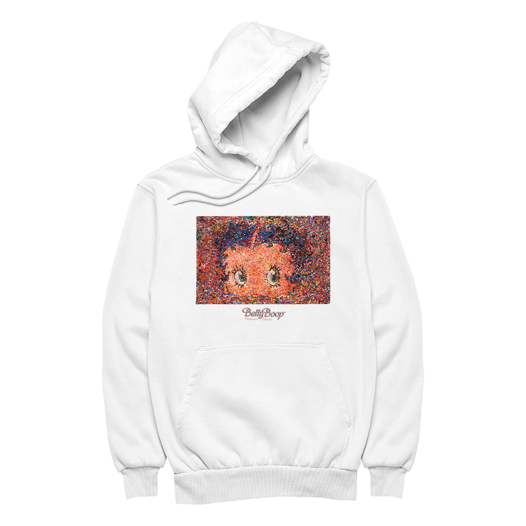 Betty Boop Abstract Expressionism Masterpiece Collection Women's Hooded Sweatshirt