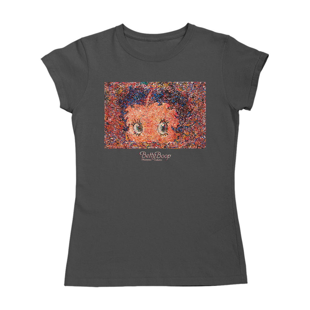 Betty Boop Abstract Expressionism Masterpiece Collection Women's T-Shirt