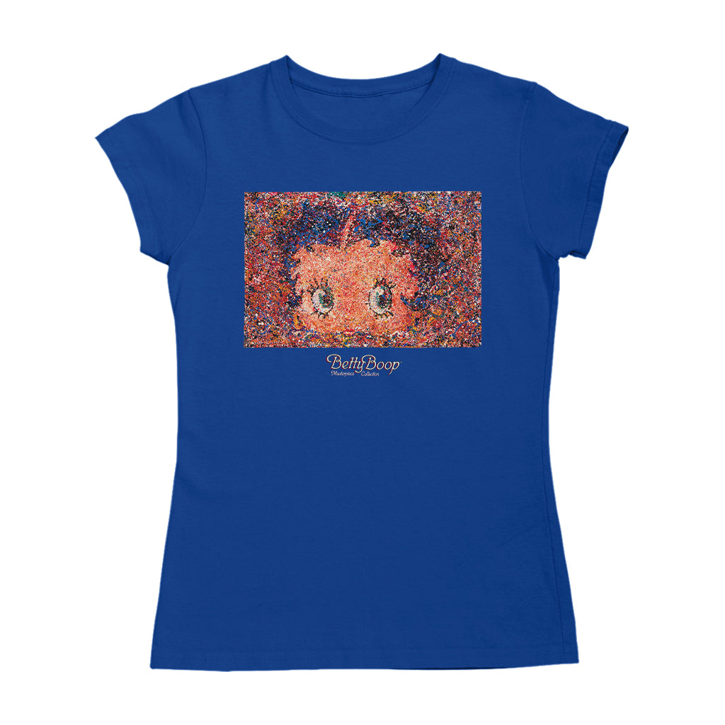 Betty Boop Abstract Expressionism Masterpiece Collection Women's T-Shirt