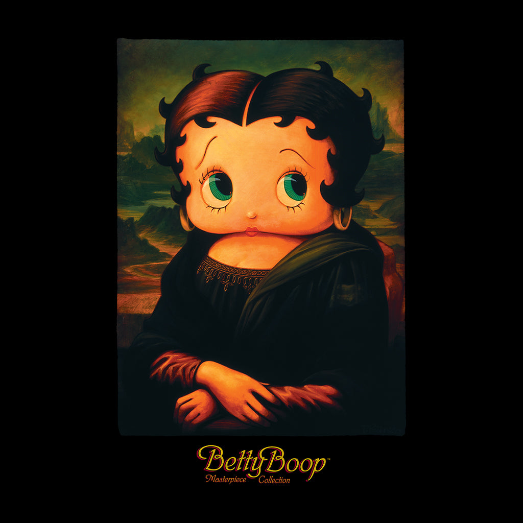 Betty Boop Boopa Mona Lisa Masterpiece Collection Men's Sweatshirt