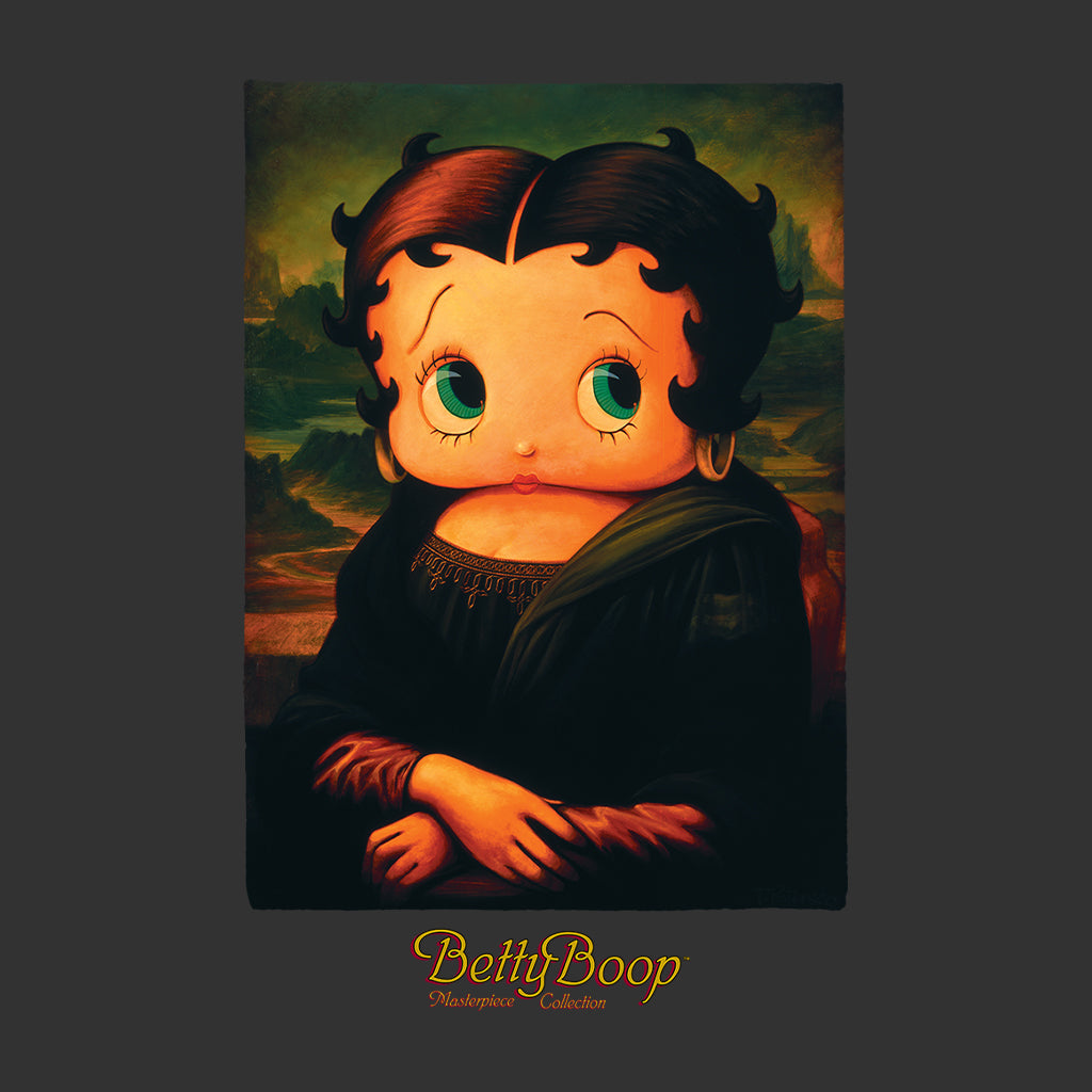 Betty Boop Boopa Mona Lisa Masterpiece Collection Kids Hooded Sweatshirt