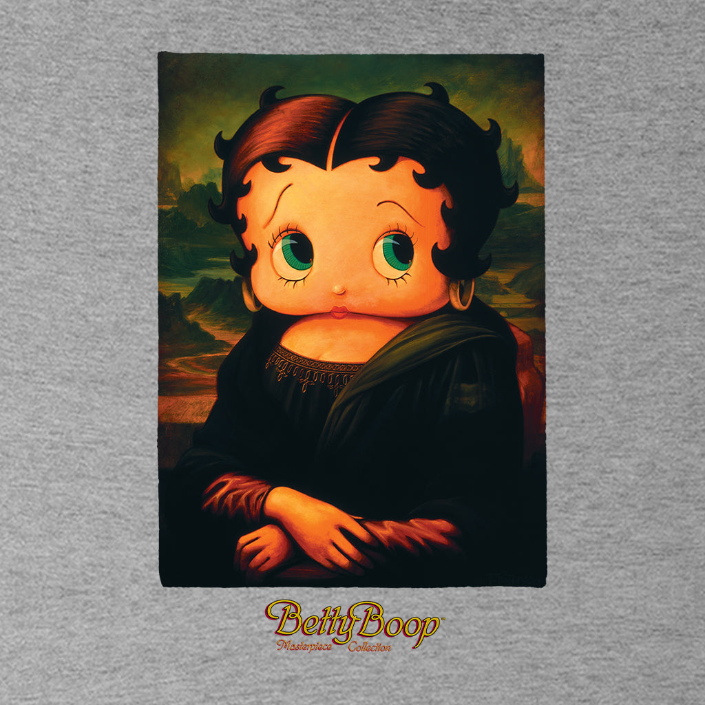 Betty Boop Boopa Mona Lisa Masterpiece Collection Men's Sweatshirt