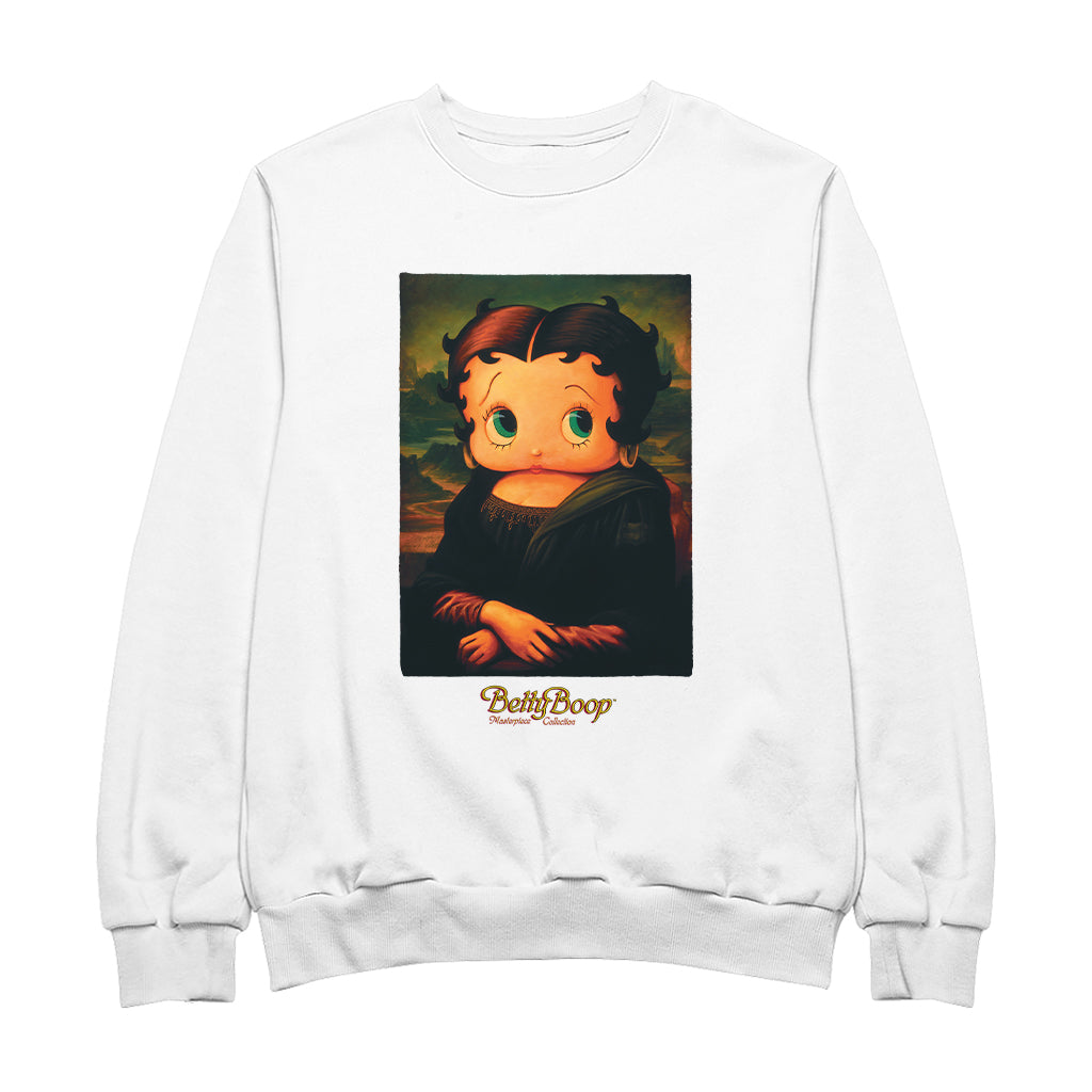 Betty Boop Boopa Mona Lisa Masterpiece Collection Men's Sweatshirt