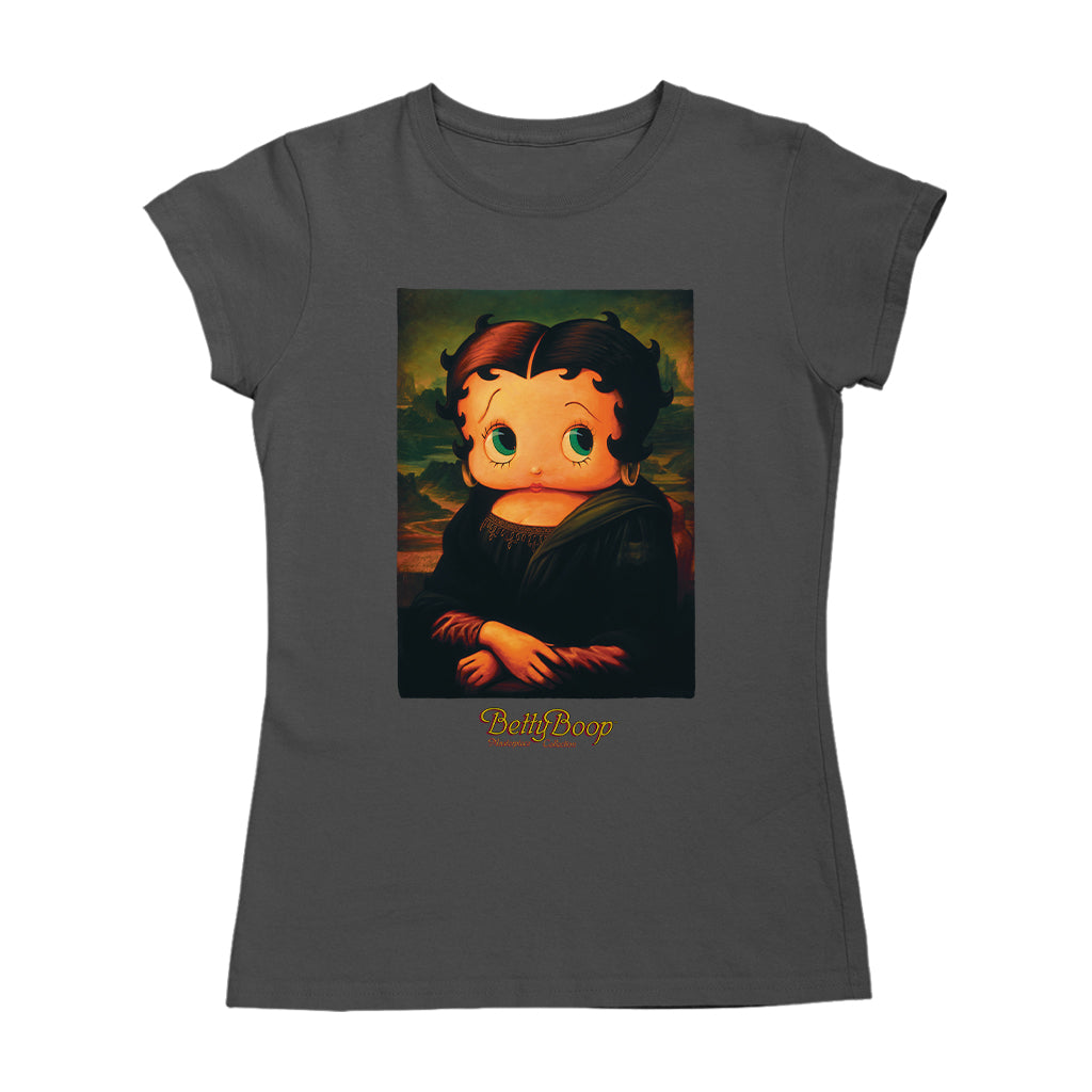 Betty Boop Boopa Mona Lisa Masterpiece Collection Women's T-Shirt