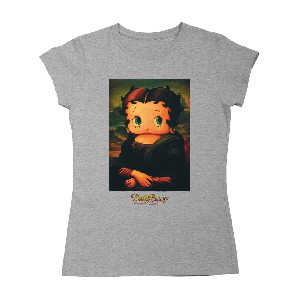 Betty Boop Boopa Mona Lisa Masterpiece Collection Women's T-Shirt