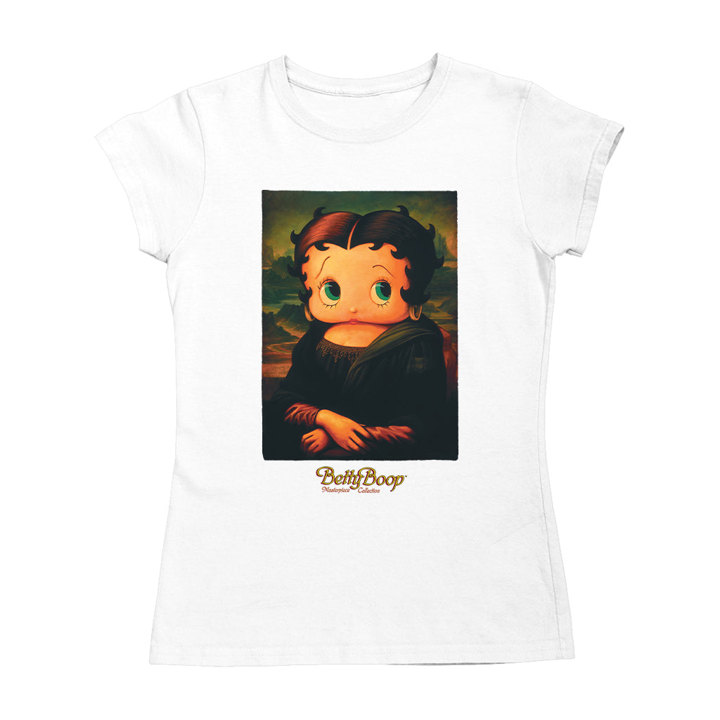 Betty Boop Boopa Mona Lisa Masterpiece Collection Women's T-Shirt