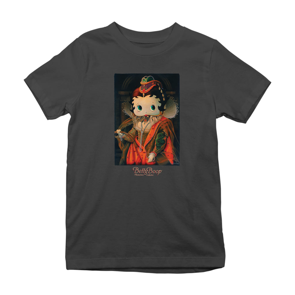 Betty Boop Elizabethan Portrait Masterpiece Collection Kids T-Shirt