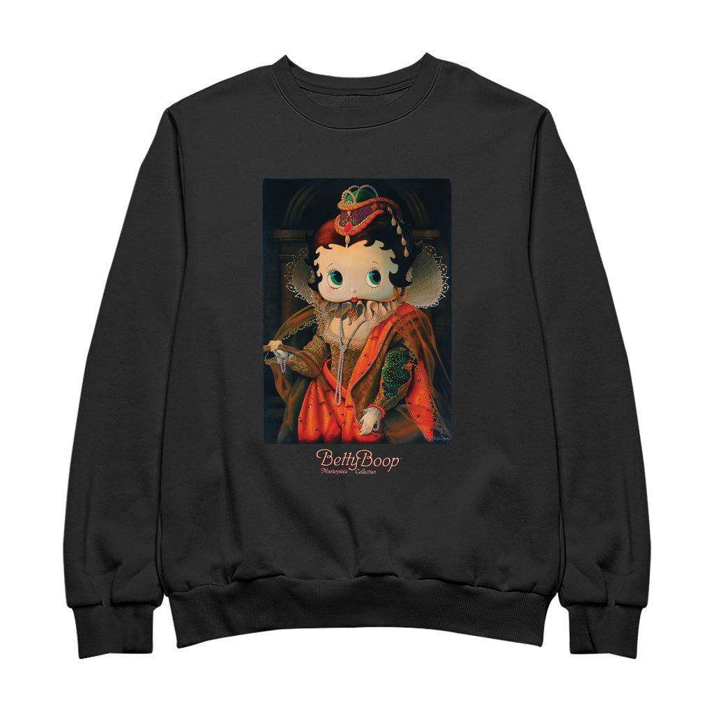 Betty Boop Elizabethan Portrait Masterpiece Collection Men's Sweatshirt