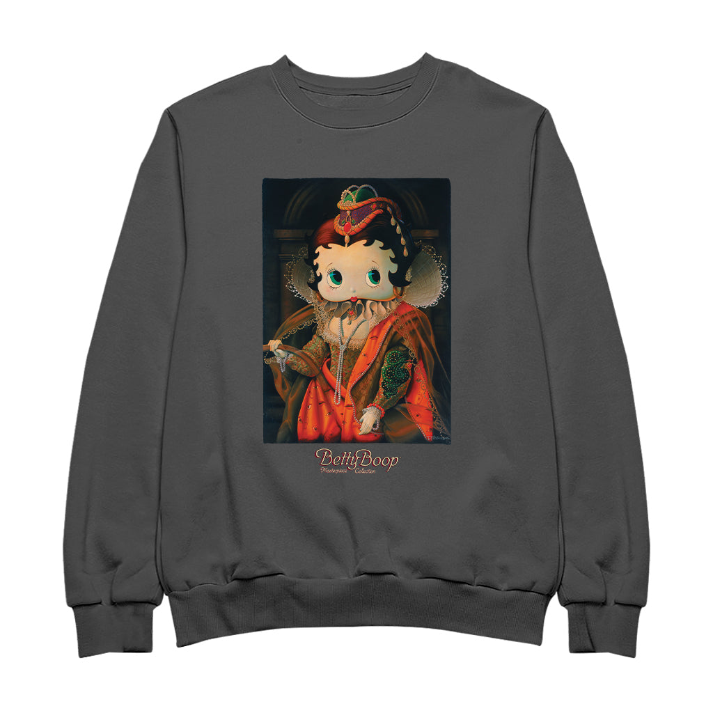 Betty Boop Elizabethan Portrait Masterpiece Collection Men's Sweatshirt