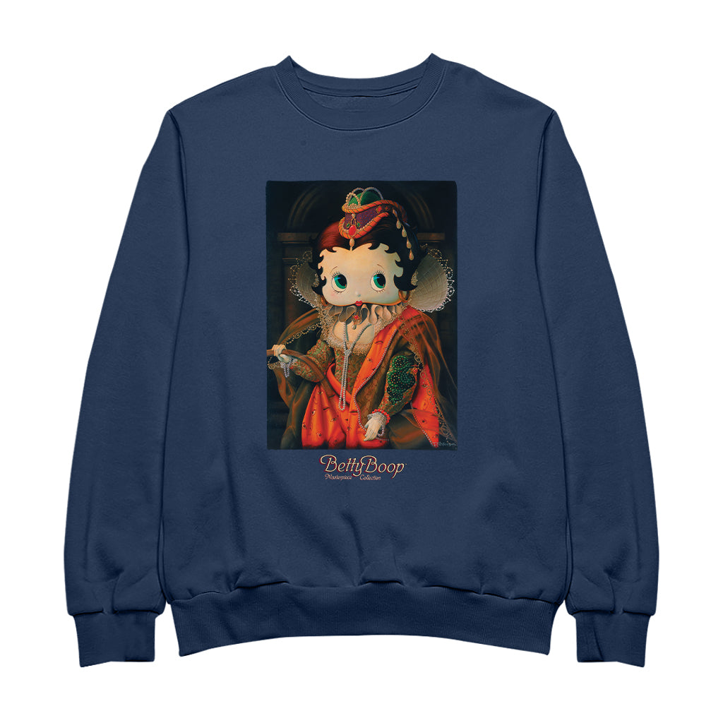 Betty Boop Elizabethan Portrait Masterpiece Collection Women's Sweatshirt