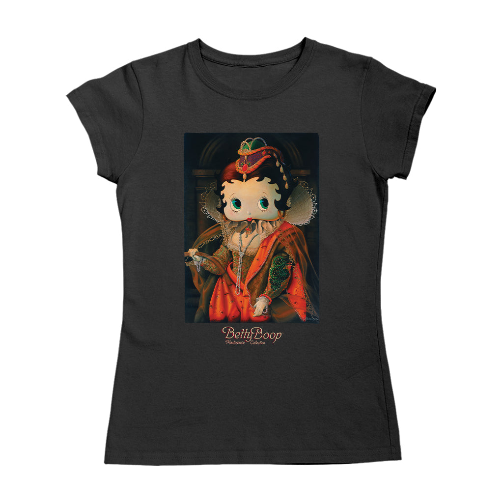 Betty Boop Elizabethan Portrait Masterpiece Collection Women's T-Shirt