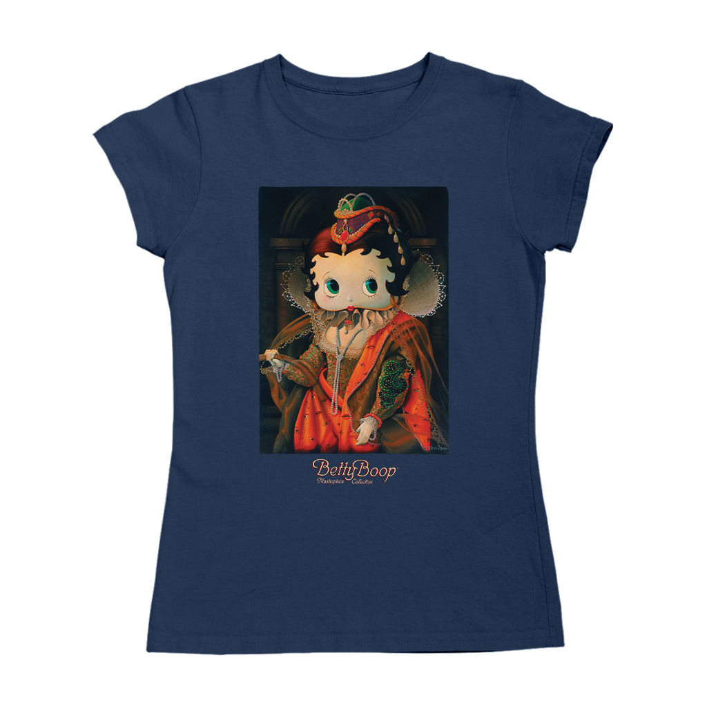 Betty Boop Elizabethan Portrait Masterpiece Collection Women's T-Shirt