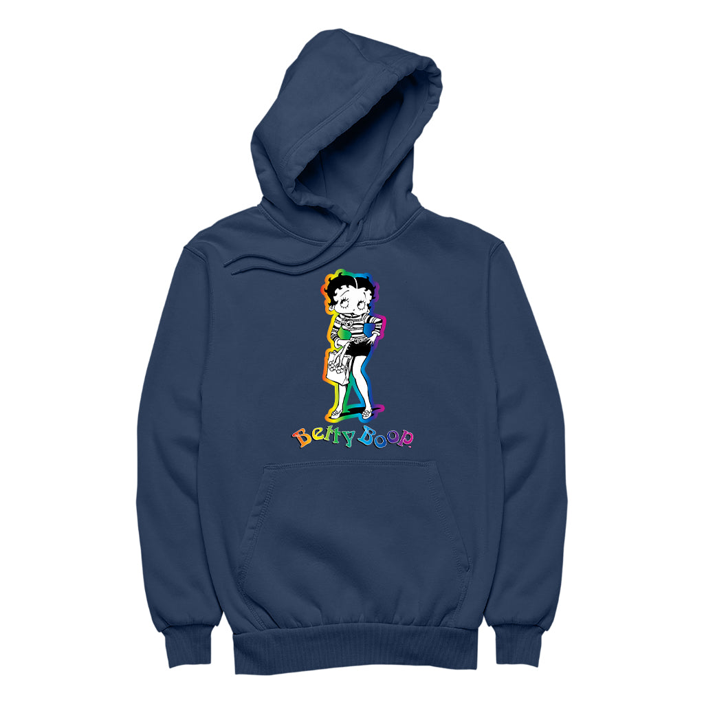 Betty Boop 70s Groovy Chick Men's Hooded Sweatshirt
