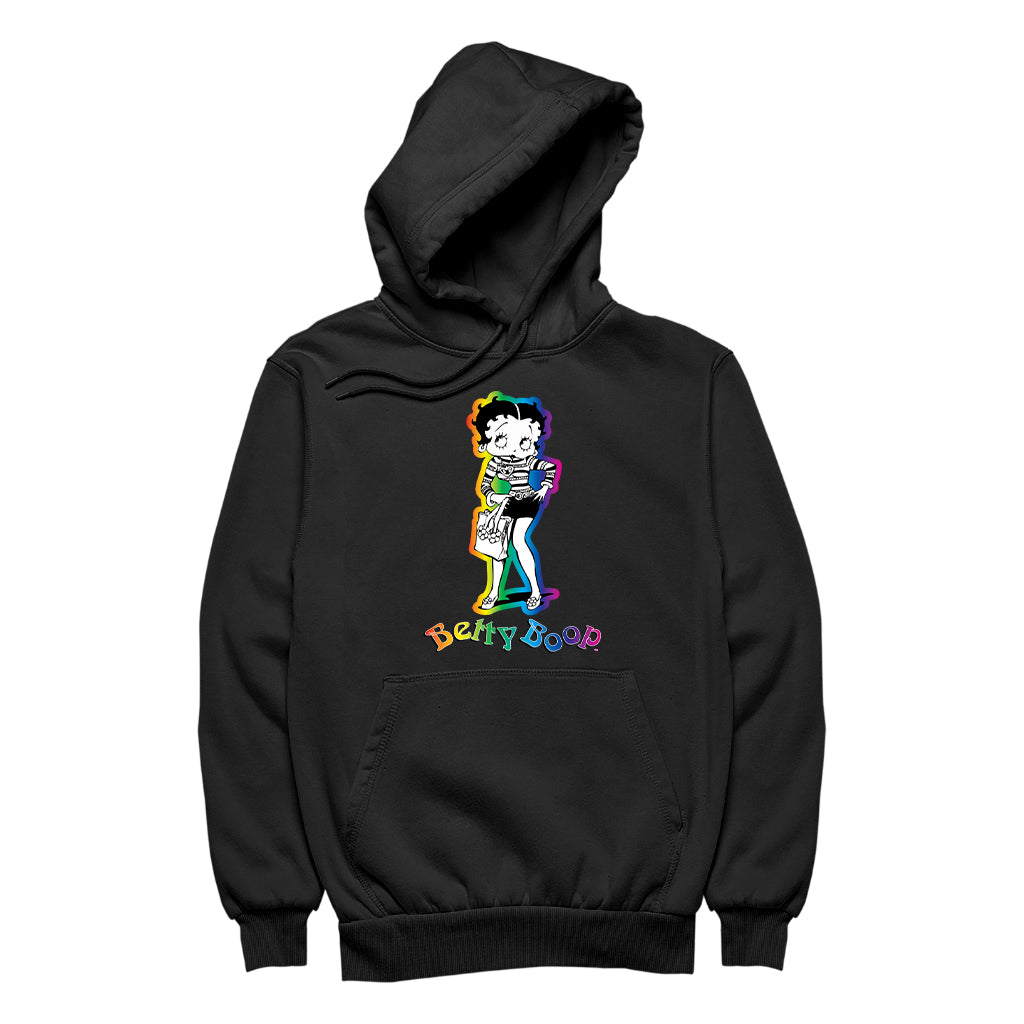Betty Boop 70s Groovy Chick Women's Hooded Sweatshirt