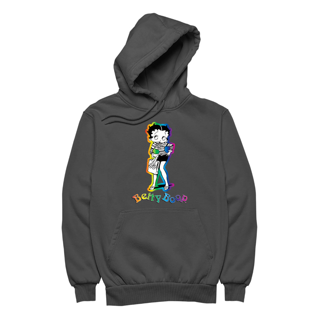Betty Boop 70s Groovy Chick Women's Hooded Sweatshirt