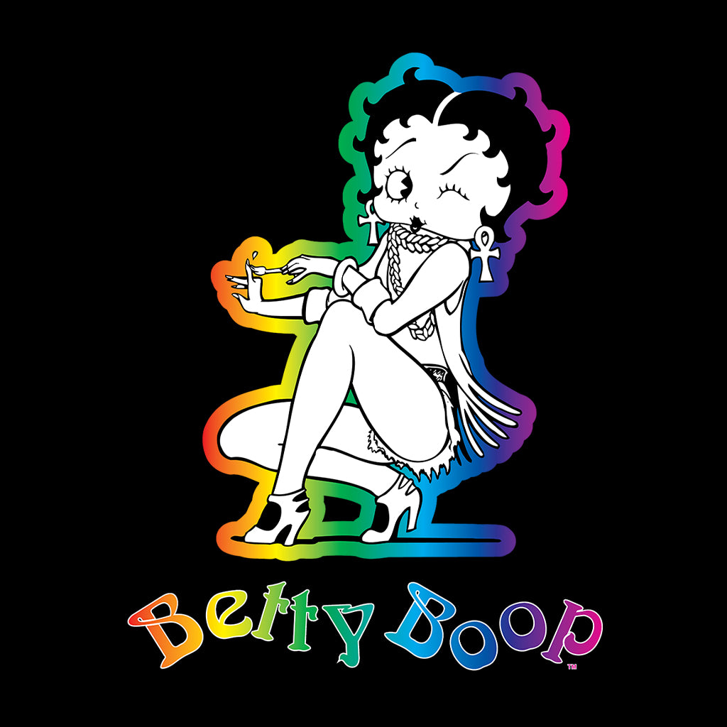 Betty Boop Groovy 70s Fashion Women's Sweatshirt