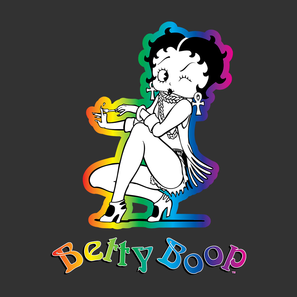 Betty Boop Groovy 70s Fashion Women's Sweatshirt