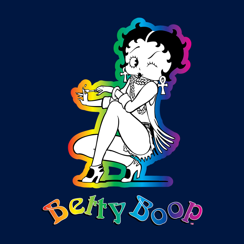 Betty Boop Groovy 70s Fashion Women's Sweatshirt