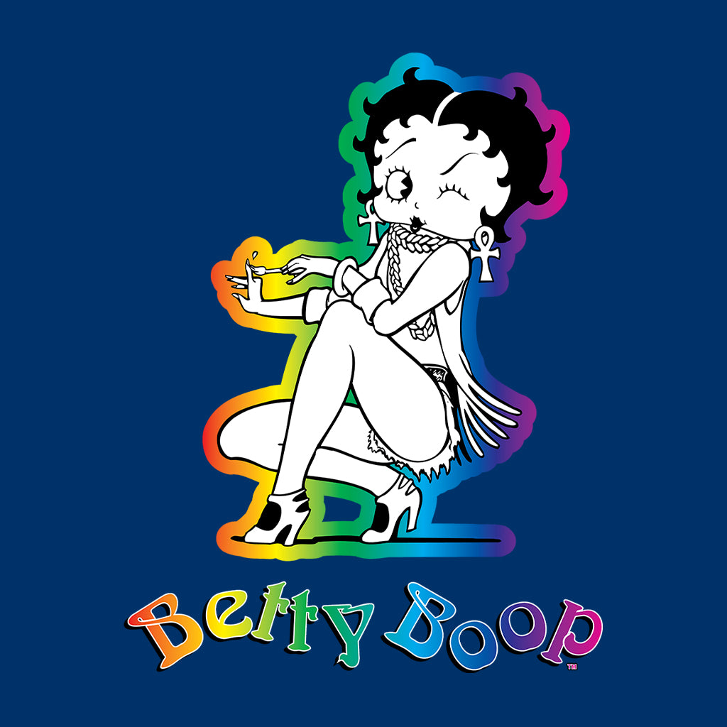 Betty Boop Groovy 70s Fashion Women's Sweatshirt