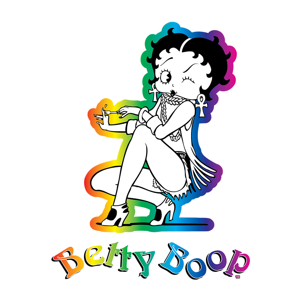 Betty Boop Groovy 70s Fashion Women's Sweatshirt