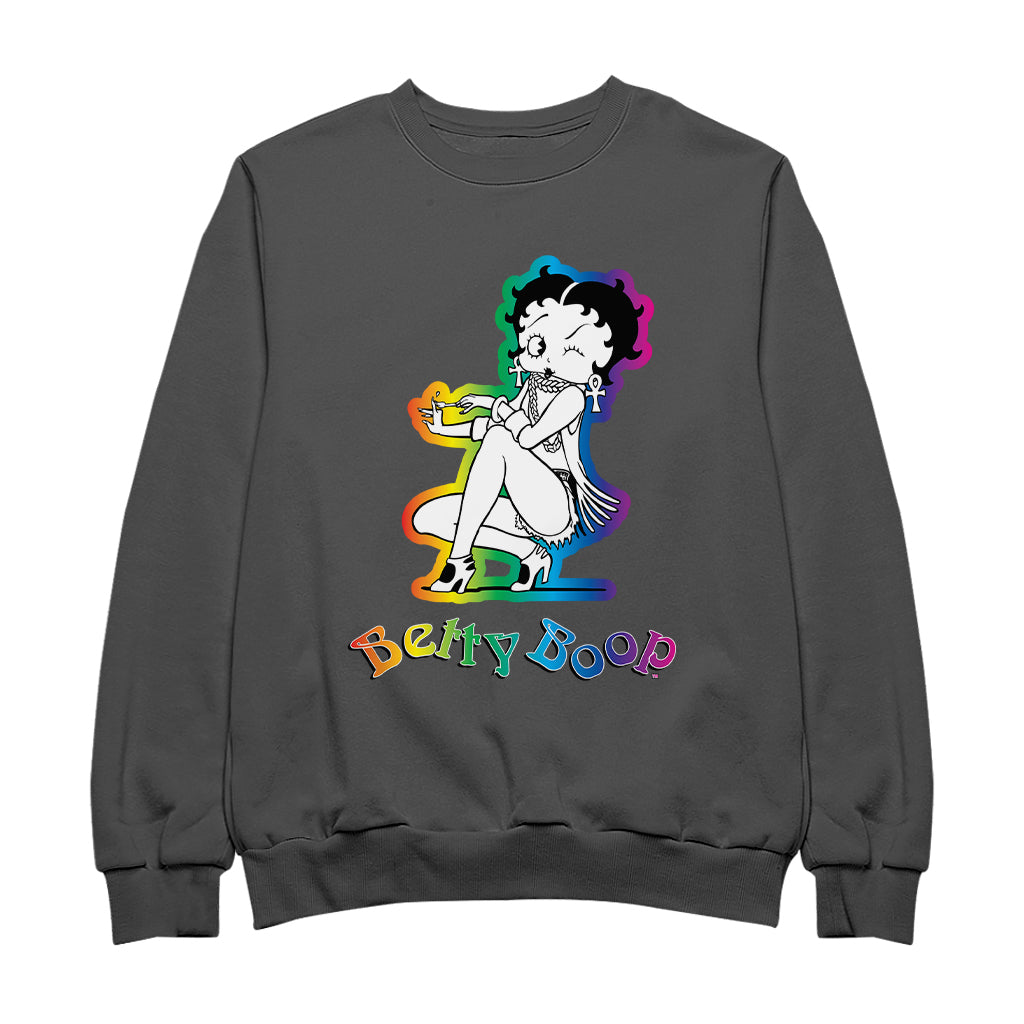 Betty Boop Groovy 70s Fashion Women's Sweatshirt