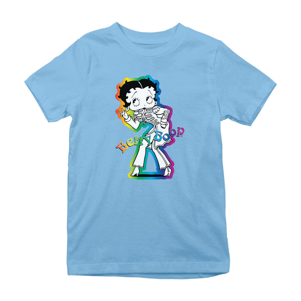 Betty Boop Groovy 70s Outfit Kids T-Shirt