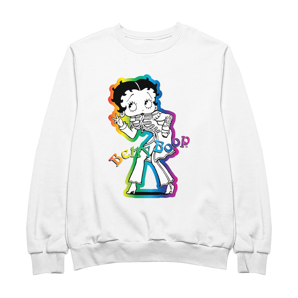 Betty Boop Groovy 70s Outfit Men's Sweatshirt