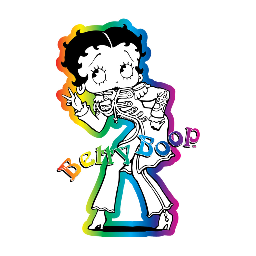 Betty Boop Groovy 70s Outfit Kids Sweatshirt