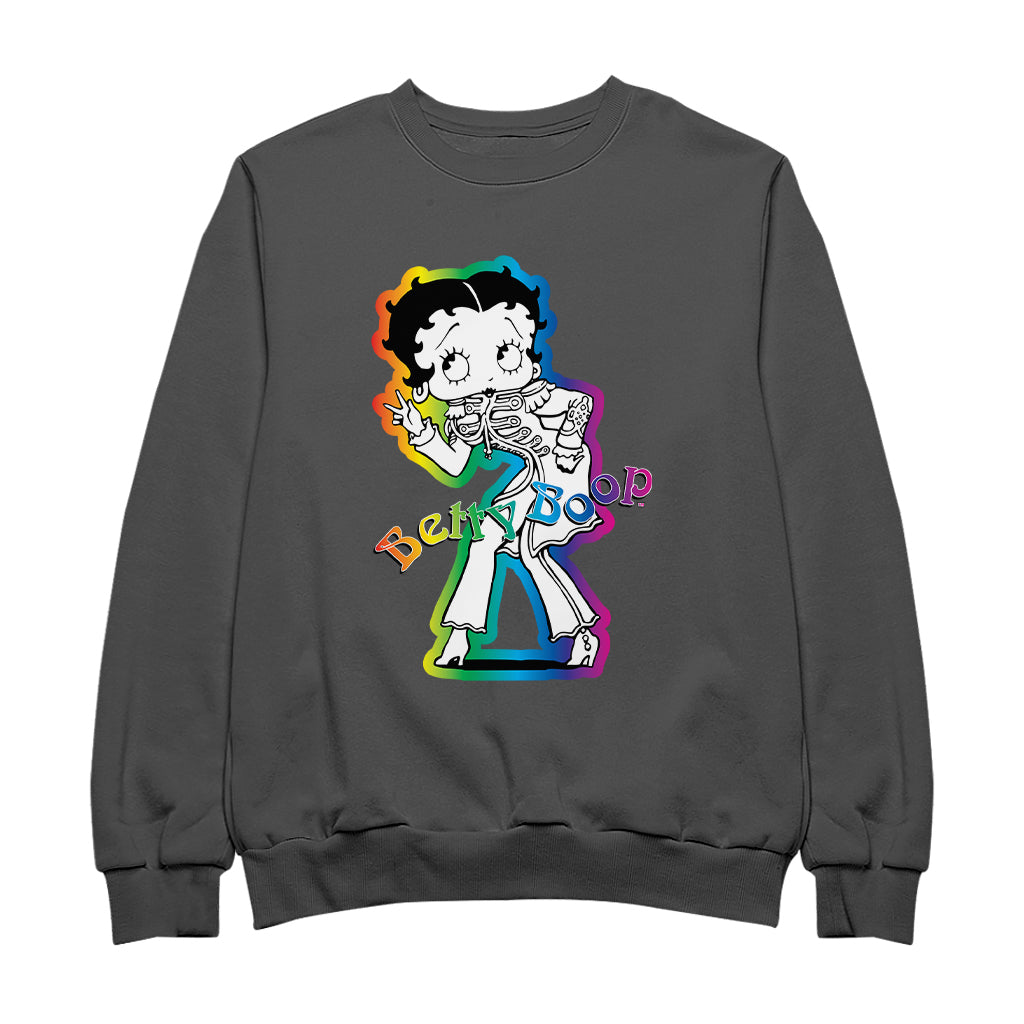 Betty Boop Groovy 70s Outfit Women's Sweatshirt