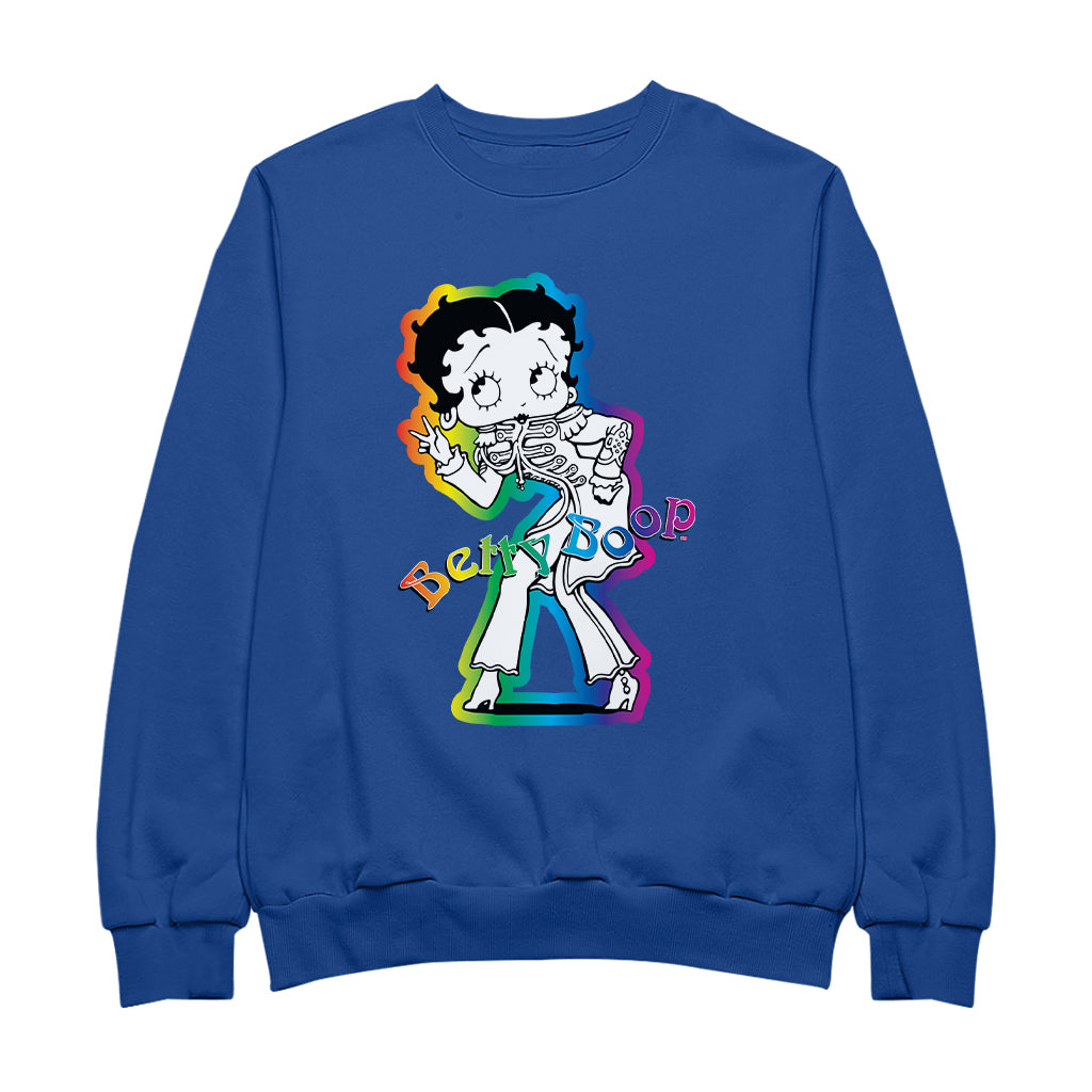 Betty Boop Groovy 70s Outfit Women's Sweatshirt