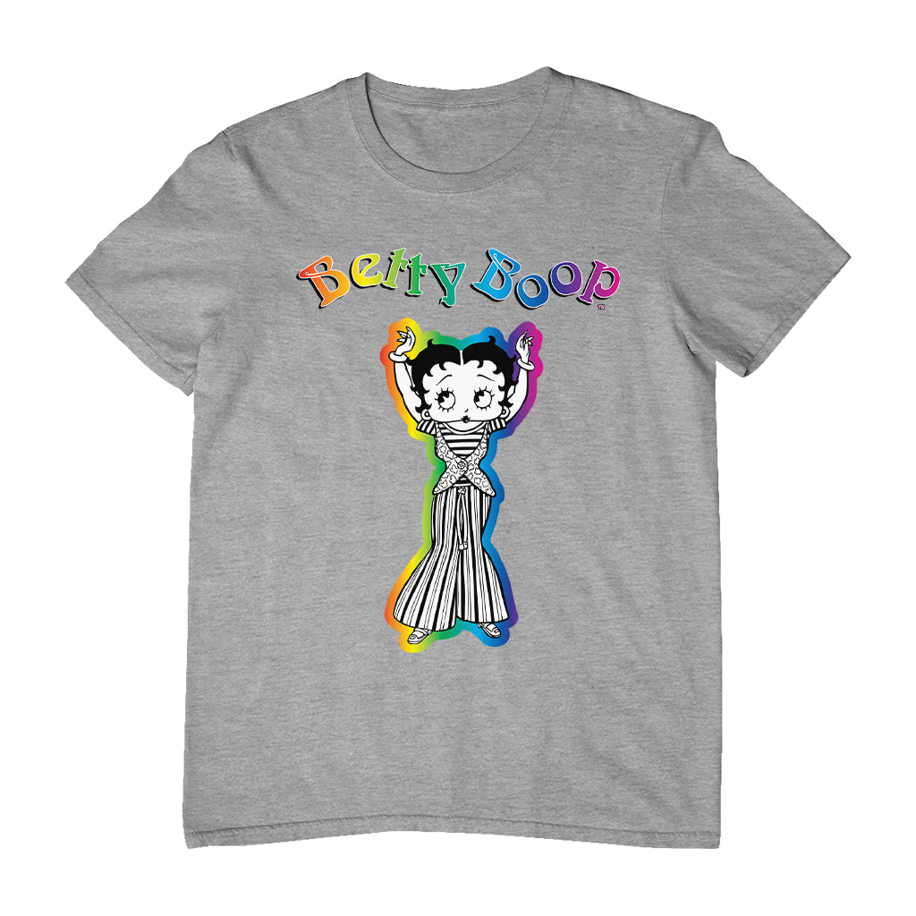 Betty Boop Groovy Striped Outfit Men's T-Shirt