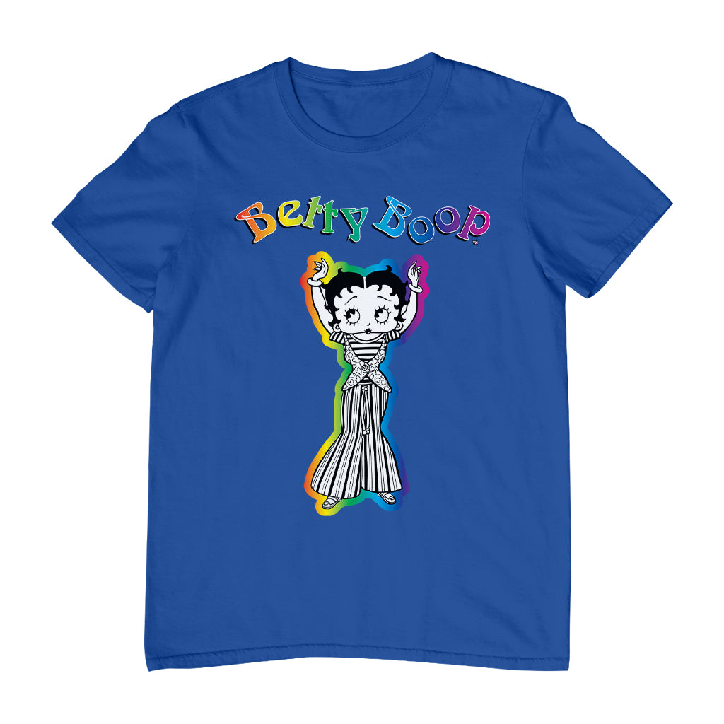 Betty Boop Groovy Striped Outfit Men's T-Shirt