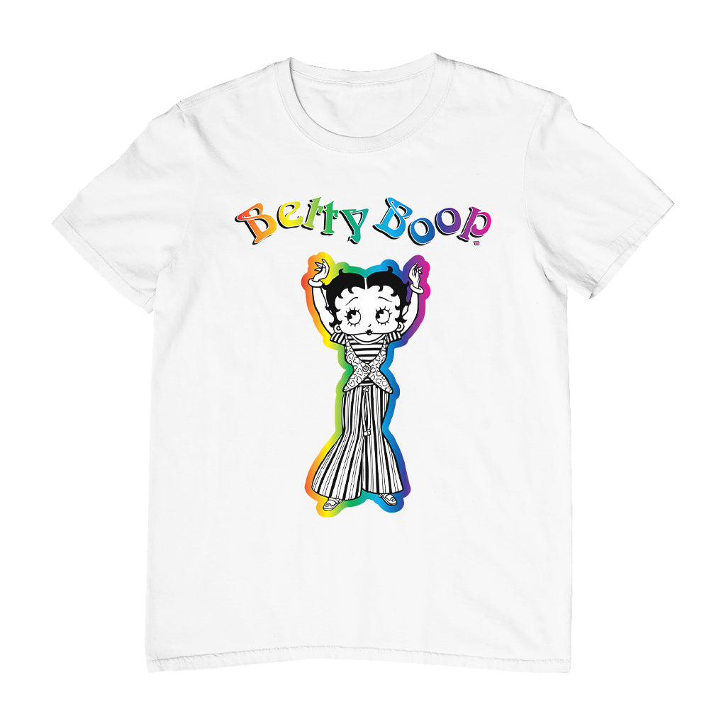 Betty Boop Groovy Striped Outfit Men's T-Shirt