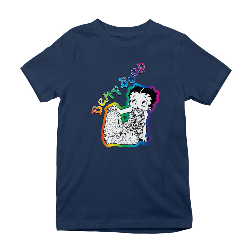 Betty Boop Hippy Chic Kids T-Shirt