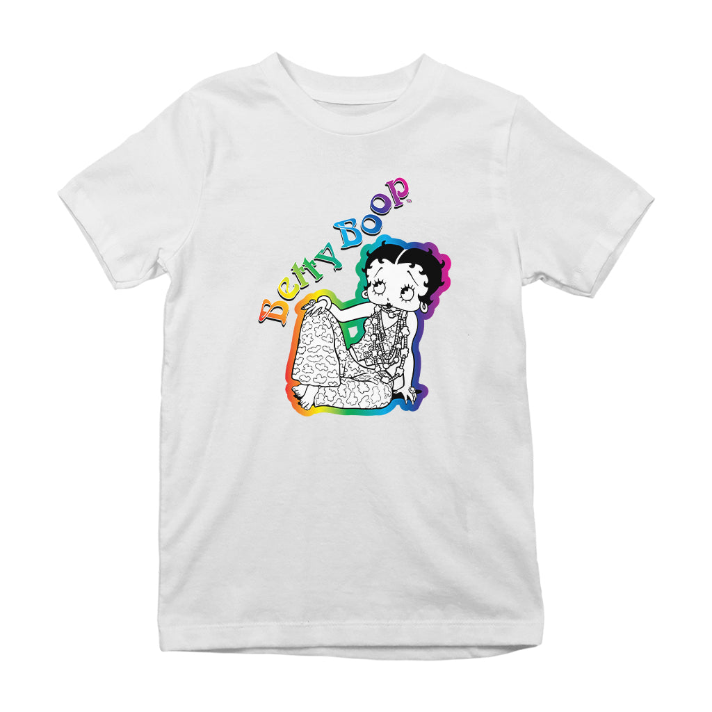 Betty Boop Hippy Chic Kids T-Shirt