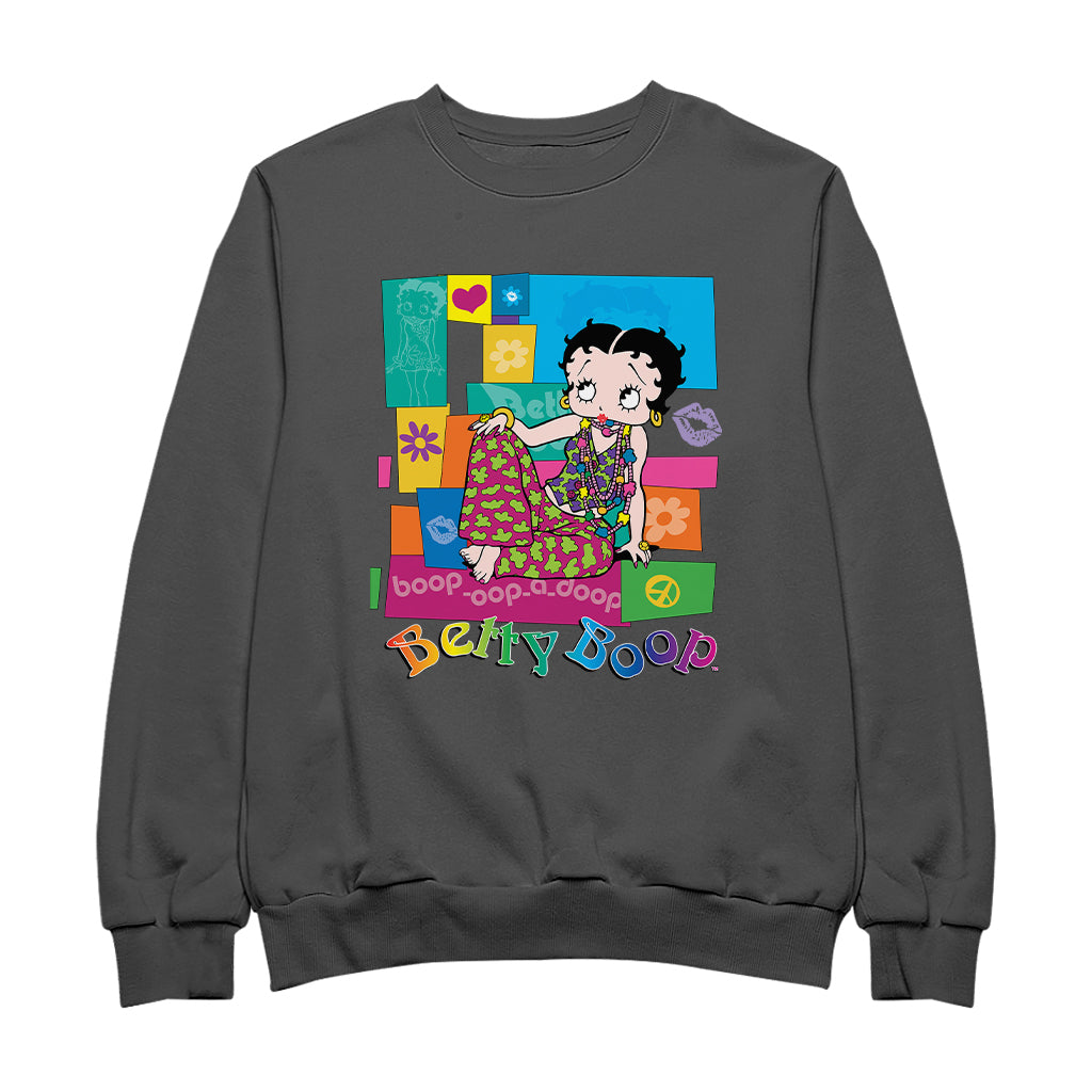 Betty Boop Groovy Hippy Chic Women's Sweatshirt
