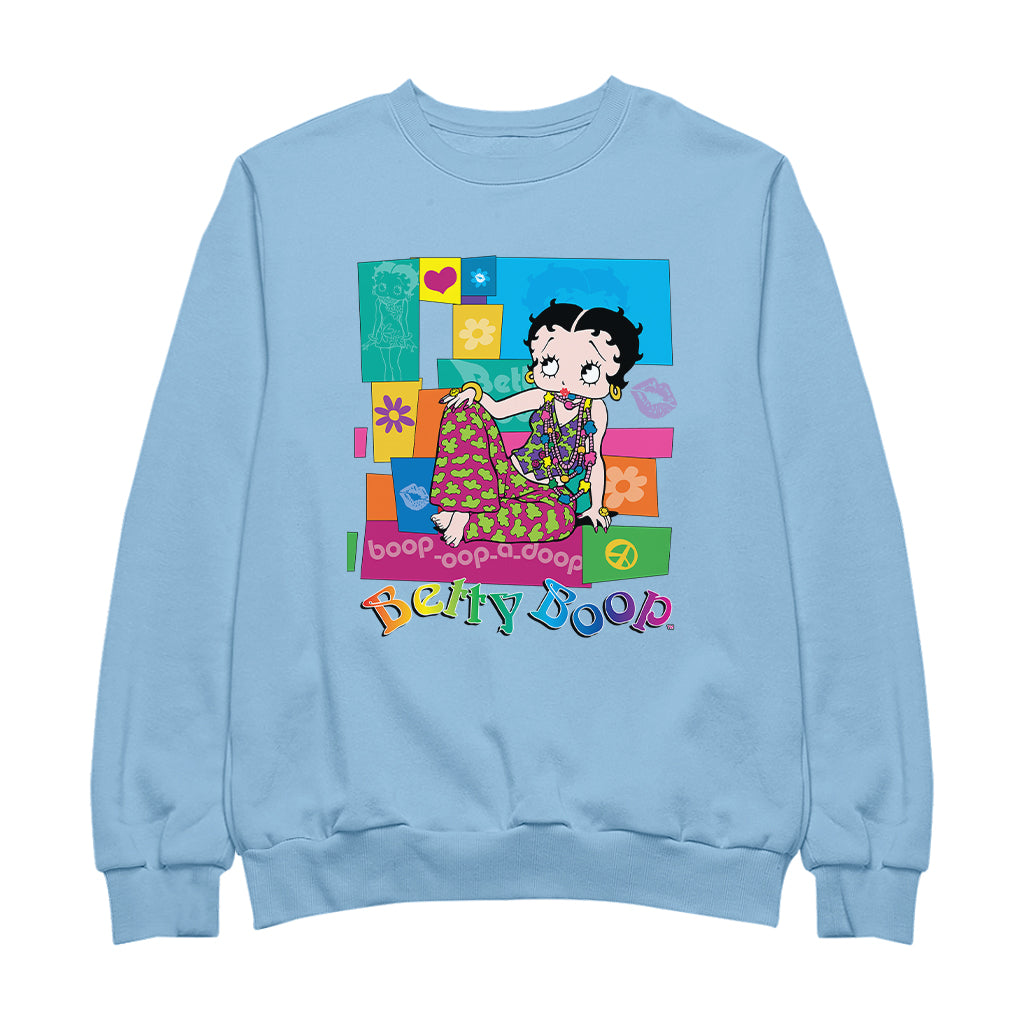 Betty Boop Groovy Hippy Chic Women's Sweatshirt