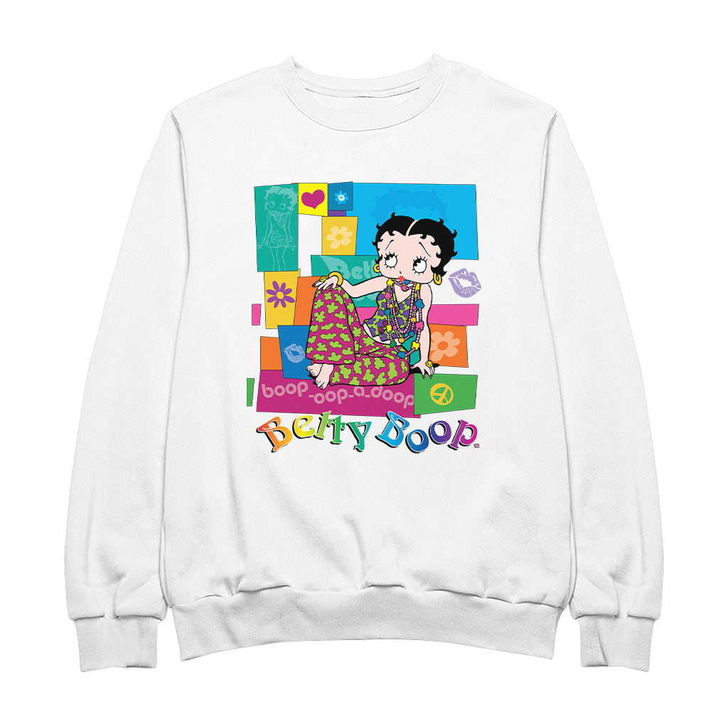 Betty Boop Groovy Hippy Chic Women's Sweatshirt