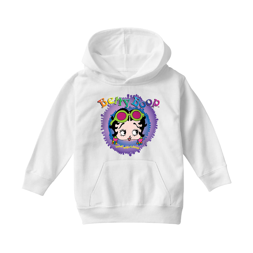 Betty Boop Groovy Boop Oop A Doop Kids Hooded Sweatshirt