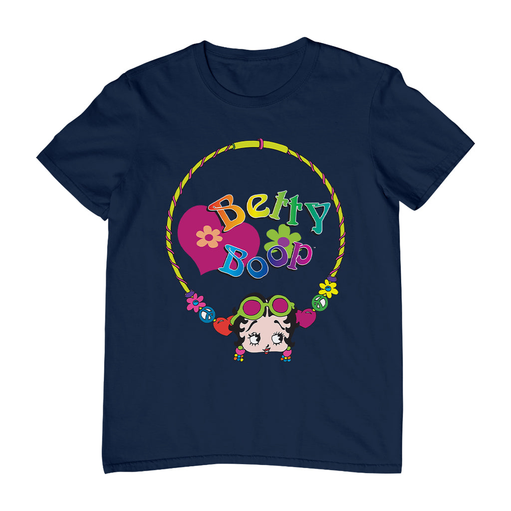 Betty Boop Hippy Hoop Heart Men's T-Shirt