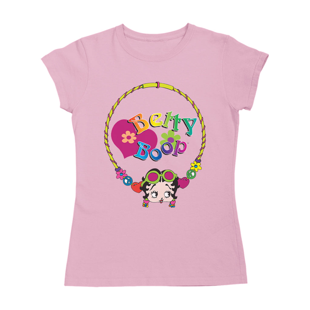 Betty Boop Hippy Hoop Heart Women's T-Shirt