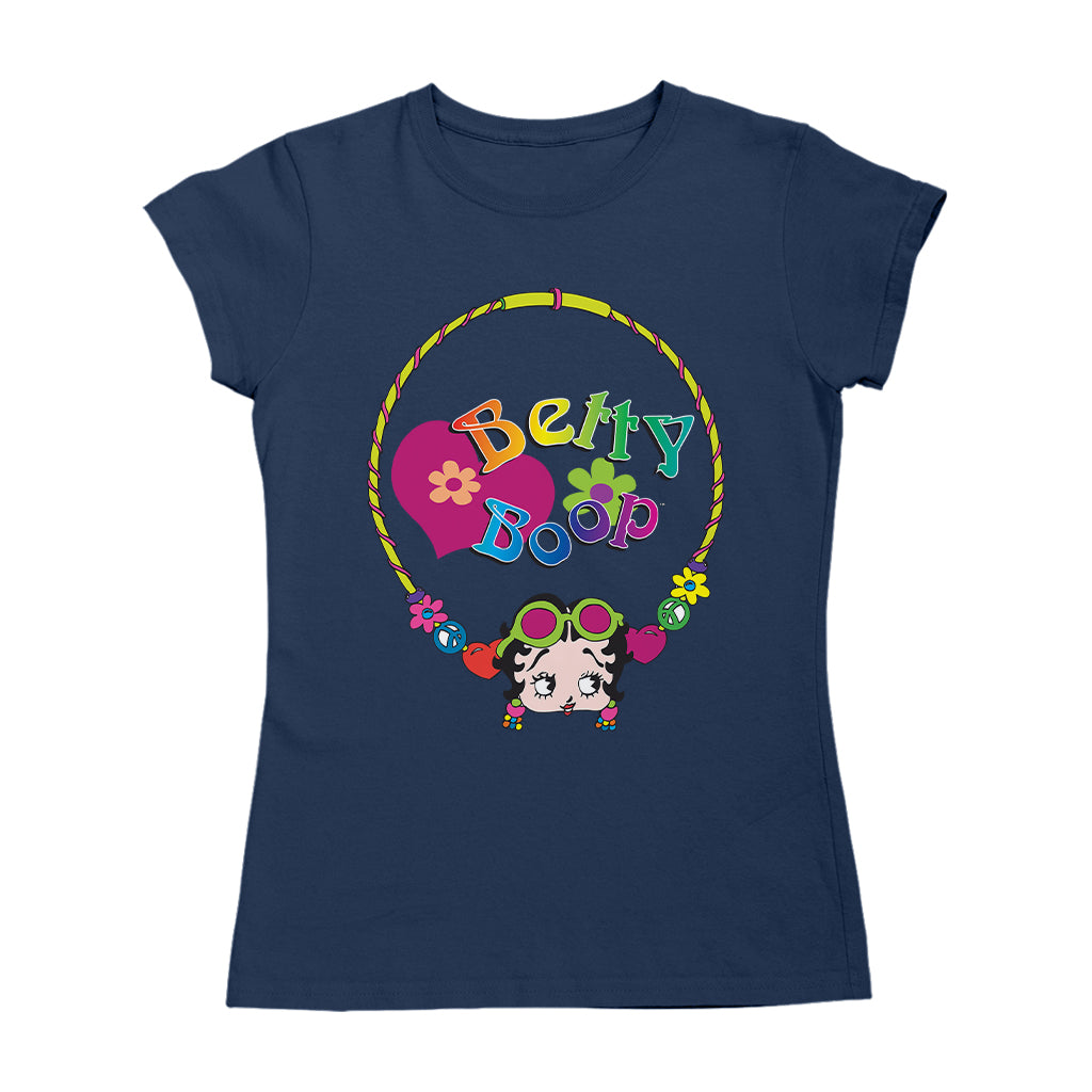 Betty Boop Hippy Hoop Heart Women's T-Shirt